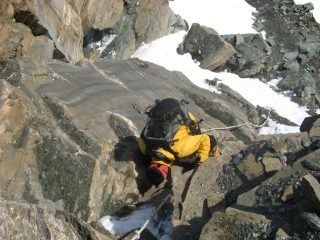 discesa parte rocciosa