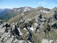 L'impossibile cresta verso nord ... per chi pensasse di concatenare la cima col Bieteron :-)