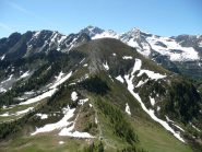 Punta Regina e Col Ranzola salendo la dorsale