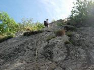 Fausto in sosta su L4