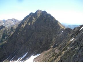 La Bruciata vista salendo alla Cima di Ianzo in presa diretta