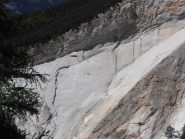 08 - dettaglio dell'imponenza della frana sopra Bramans