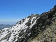 La punta da poco prima del colle.