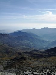 Dalla cima del Ciarm del Prete in lontananza il Calcante