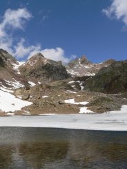 Rocca la Paur dal Lago Inferiore di Valrossa