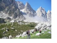 Salendo al Marguareis dal canalone dei Genovesi
