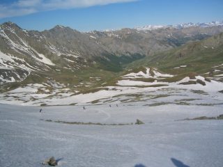 Discesa verso Saint Veran