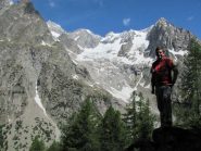 davanti alle Grandes Jorasses