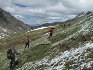 Ritorno al 2° tornante sotto il rif. Agnel