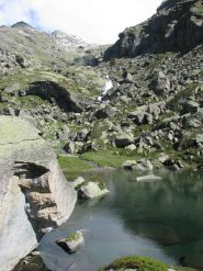 Lago Savolere con Moncimur sullo sfondo