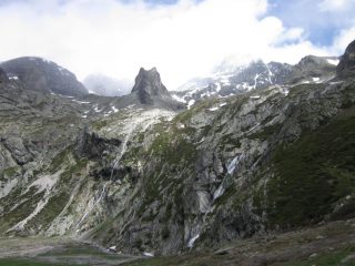 panorama sopra il rifugio Scarfiotti