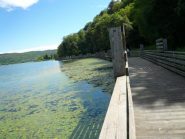 passerella sul lago