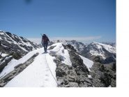 L'arrivo in vetta alla P.Muta...