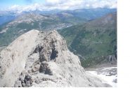 Il Furgon salendo alla P.Muta per cresta...