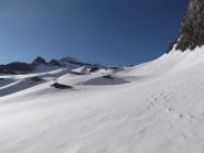 salendo verso il col d'Arberon