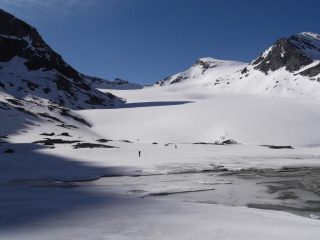 nella splendida conca che ospita il gh. du Baounet   