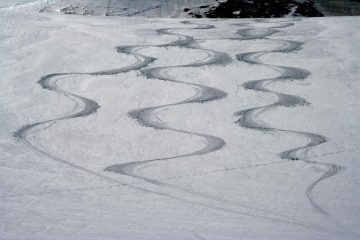 vero sci-relax sui pendii inferiori 