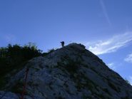 la ferrata per arrivare all'attacco