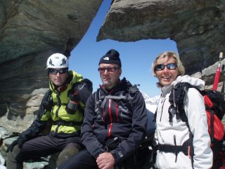 Fabri,Piero e Paola al classico buco sotto la punta