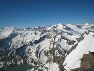 Vista su Carro,Aig.Rousse e Levanne