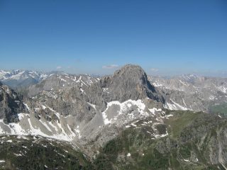 Rocca la Meja dalla cima  