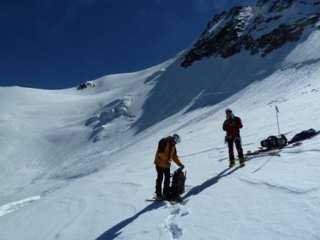 La parte alta del percorso 