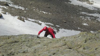 Marco alle prese con il terzo tiro