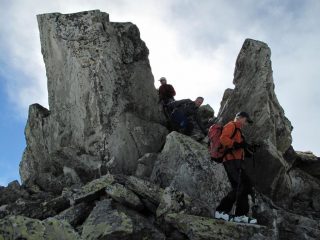 Discesa sulle roccette