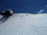 La punta d'Arnas sullo sfondo