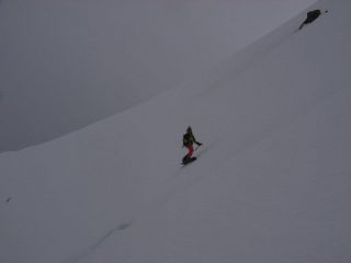 Beppe in parete sud est