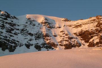 La parete all'alba