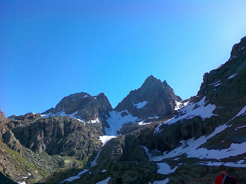 il nevaio di salita con il Due dita