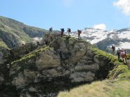 Sulla cresta dopo il Lago Morto