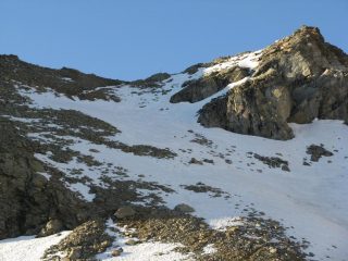 Verso il paletto del Colle delle Rocce