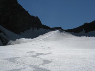 Scendendo dal Colle d'Oin