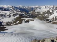 Salendo dal Colle Iseran