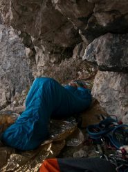 bivacco nella cengia alta