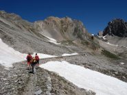 avvicinamento alla cima