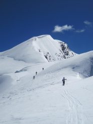 Niente ghiaccio sulla cresta finale