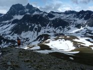 scendendo verso il pianoro le grand vallon