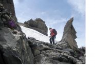 La bizzarra cresta nord del Pelvo di Ciabrera...