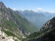 verso la selvaggia Val Falcina