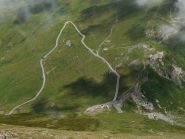 Il parcheggio di partenza dai pressi della cima