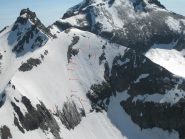 Le fratture nello scivolo ovest della Chalanson