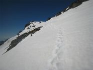Sul Ghiacciaio in vista della cima