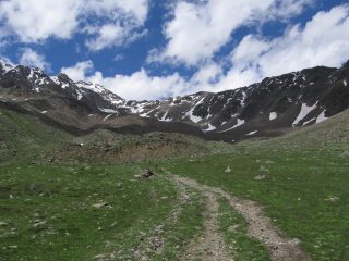 La parte alta del vallone
