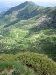 panorama sul vallone di Scalaro a fine via