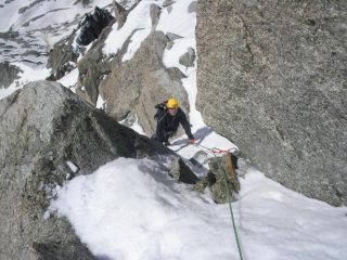 Paolo..in una fase delicata della discesa...