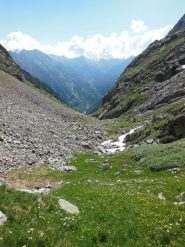 Il vallone della Forca da poco sotto il colle di Frudiera