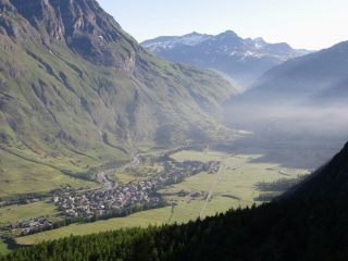 Primo sole su Bessans